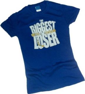 The Biggest Loser Logo Crop Sleeve Fitted Juniors T Shirt