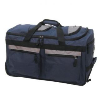 Olympia 29 8 Pocket Rolling Duffel Bag, Navy, One Size