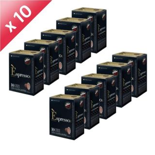 POLTI Espresso Arabica   Lot de 10 paquets   1 paquet  10 dosettes