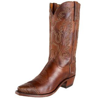 by Lucchese Mens N8660 5/4 Western Boots,Tan Burnish,8 D(M)US Shoes