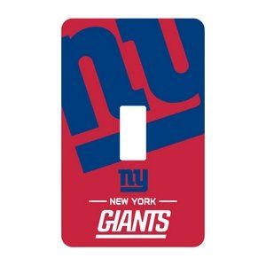 New York Giants Peel n stick Light Switch Cover: Sports