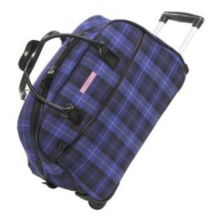 Liz Claiborne Luggage Annika Wheeled City Bag   Blue/black