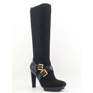 Michael Kors Allister Boot Womens SZ 7.5 Black Boots Knee Shoes: Shoes