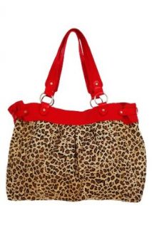 Amici Red And Leopard Print Handbag Clothing