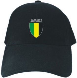CAPS BLACK EMBROIDERY  SHIELD JAMAICA  Medium / Large