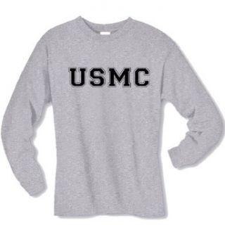 USMC Athletic Marines Long Sleeve T Shirt   Military Style