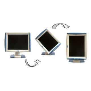 15 LCD Rotatif avec Entrée SVGA   Vidéo composite   ECRAN Mecer 15