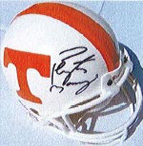 Peyton Manning Signed Volunteers Mini Helmet Sports