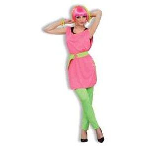 80s Tunic (Hot Pink) Adult Accessory (FO9) Clothing