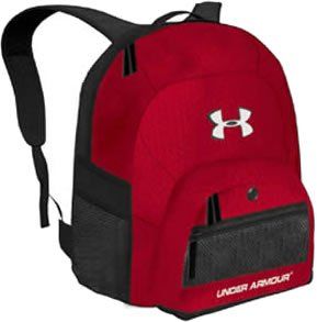 UNDER ARMOUR Adult Varsity Backpack,Red,14 X 9 X 18