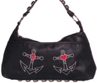 Vinyl Anchors Dome Tote Bag with Tattoo Inspired Artwork Shoes