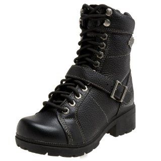 Harley Davidson Womens Teri 8 Boot,Black,8 M Shoes