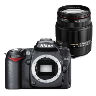 Nikon D90 + SIGMA 18 200 mm F 3.5 6.3 II DC OS HSM   Achat / Vente