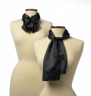 Newport Silk Scarf Rectangular   Newport/Black Clothing
