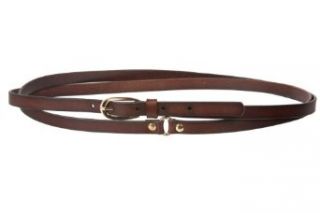 Solid Leather Double Wrap Belt Size L/XL   40 Color Brown Shoes