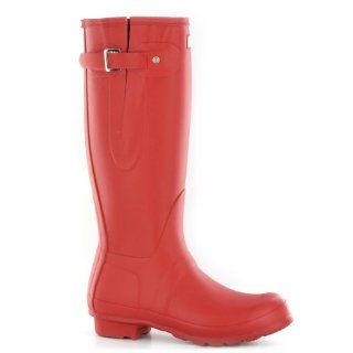  Hunter Original Tall Adjustable Red Wellington Womens Boots Shoes