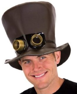 Steampunk Goggle Top Hat Clothing