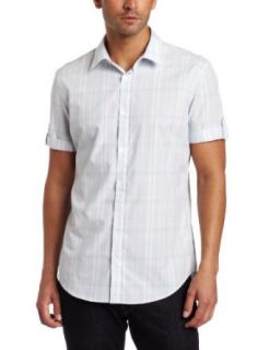 Calvin Klein Sportswear Mens Short Sleeve Roll Up Madras