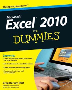Excel 2010 for Dummies (Paperback) Today: $17.47 5.0 (1 reviews)