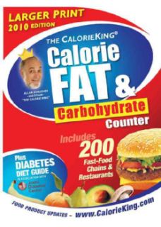 & Carbohydrate Counter 2010 (Larger Print,Paperback)