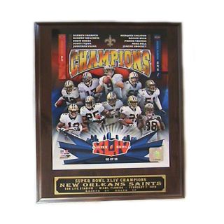 NFL New Orleans Saints Super Bowl 2009 Winner Picture Plaque