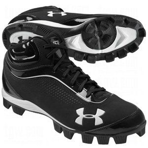 Leadoff IV Mid Cut Rubber Baseball Cleats Cleat by Under Armour: Shoes