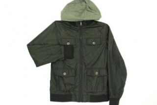 Epic Threads Hooded Jacket   Boys Black Medium: Clothing