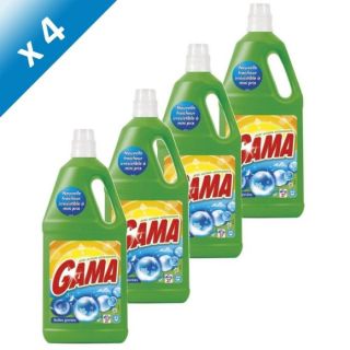 GAMA Lessive liquide Bulles givrées x4   Achat / Vente LESSIVE GAMA