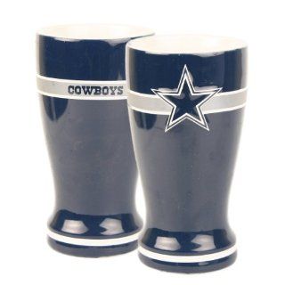 Dallas Cowboys 2 Sided 12 Oz Ceramic Drinking Glass (2