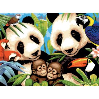 By Number Kit 15 1/4 X 11 1/4 Endangered Animals Today $8.49 4.0
