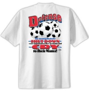 Defense Soccer T Shirt, Short Sleeves Clothing