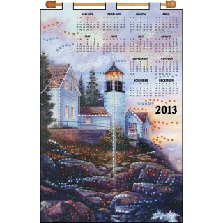 Lighthouse 2013 Calendar Felt Applique Kit 16X24
