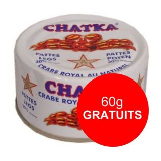 CHATKA Boite Crabe 30% pattes 121gr   Achat / Vente AUTRE CONSERVE