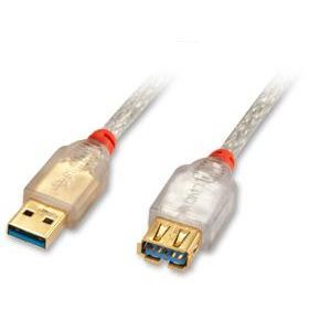 CABLE ET CONNECTIQUE Lindy 31877 Rallonge USB 3.0 Premium, type A, 0