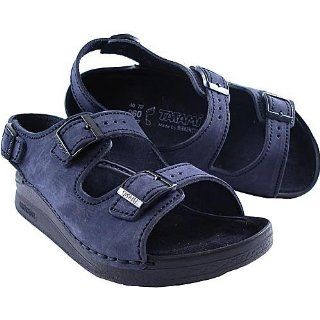 Nebraska Night Blue Nubuk Backstrap Sandal Size 47 Narrow EU Shoes