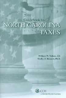 Guidebook to North Carolina Taxes, 2010 (Paperback)