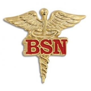 BSN Caduceus Lapel Pin Clothing
