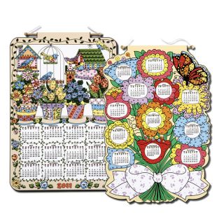Bucilla Window Gardens/ Spring Bouquet 2011 Felt Calendar Kits (Pack