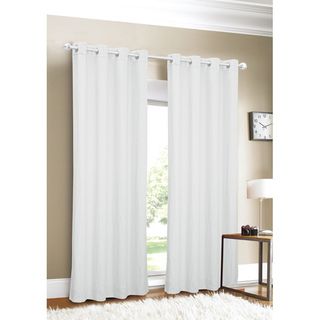 Luxury Linen Grommet Top 88 inch Curtain Panel