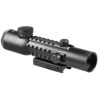BARSKA 4x28 Electro Sight IR Mil Dot Riflescope: Sports