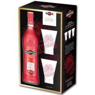 Coffret Martini Rosato rosé 1 litre   Achat / Vente APERITIF A BASE