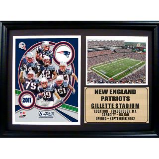 Encore Select 2011 New England Patriots Photo Stat Frame (12x18) Today