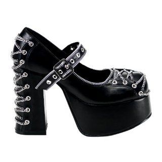 Corset Gothic Shoes Sexy Mary Jane Shoes Chunky Heel Platform Shoes