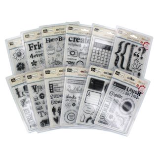 Kelly Panacci Clear Stamps Assorted Set
