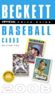 Official Beckett Price Guide to Baseball Cards 2008
