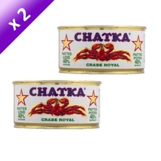 CHATKA Boite Crabe 40% pattes 140gr X2   Achat / Vente AUTRE CONSERVE