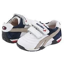 Pablosky Kids 228652 White/ Navy Athletic Shoes   Size 4 Infant