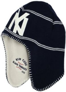 Blue Marlin Mens New York Yankees Peruvian Knit Hat, Navy