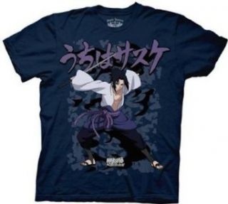 Naruto   Sasuke Blue T Shirt   2X Large: Clothing