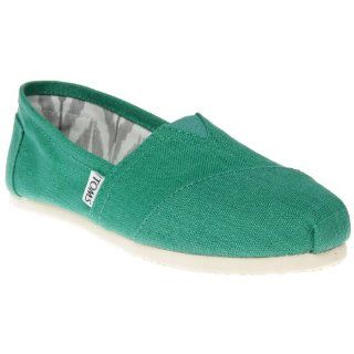 TOMS womens Classics in Earthwise Green size 5.5: Shoes